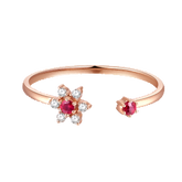 Love a little more: A ring for women that makes your heart flutter.