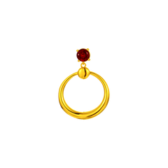 Perfect Love 18K Yellow Garnet Pendant