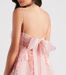 Floral print loose-fitting babydoll dress, a sweet party dress.