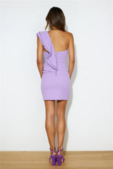 Lilac Breeze Flowy Mini Skirt (Sweet Girl Silhouette)