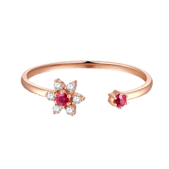 Love a little more: A ring for women that makes your heart flutter.