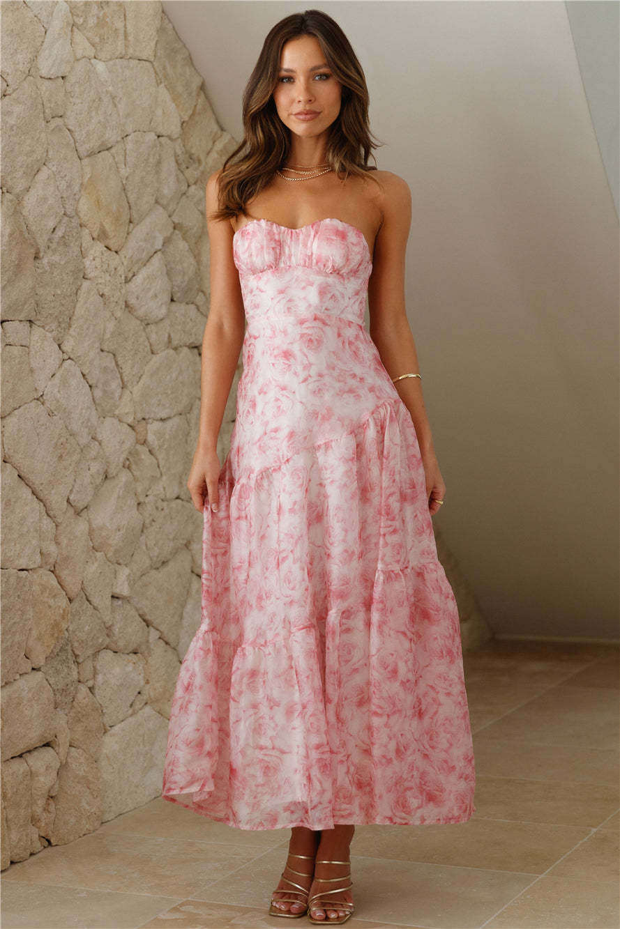 Her Best Version Pink Evening Gown
