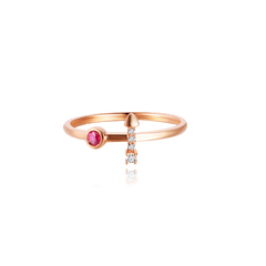 18K Rose Gold "Love of a Lifetime" Women's Ring